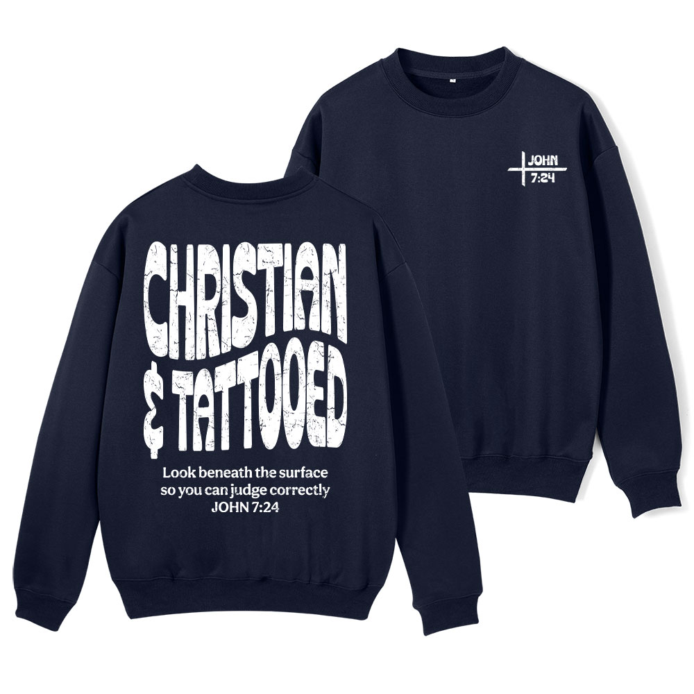 Christian & Tattooed Christian Fleece Sweatshirt