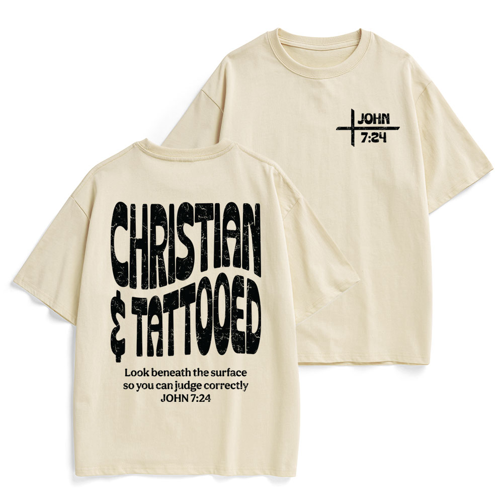 Christian & Tattooed Christian Heavy Cotton T-Shirt