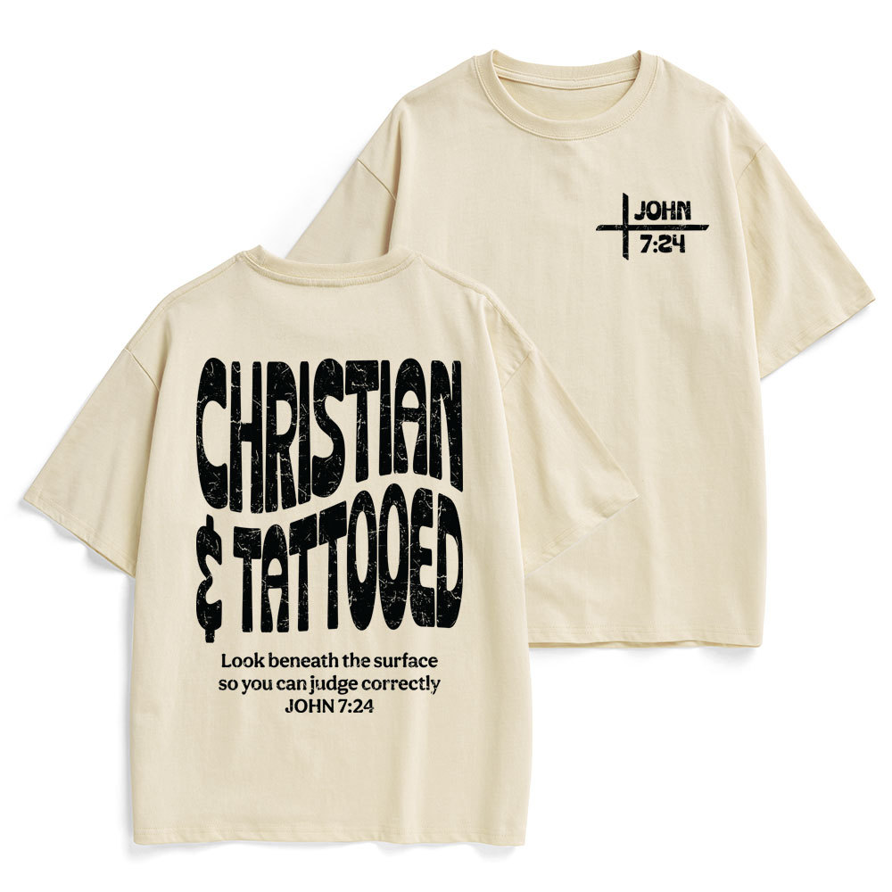 Christian & Tattooed Christian Heavy Cotton T-Shirt