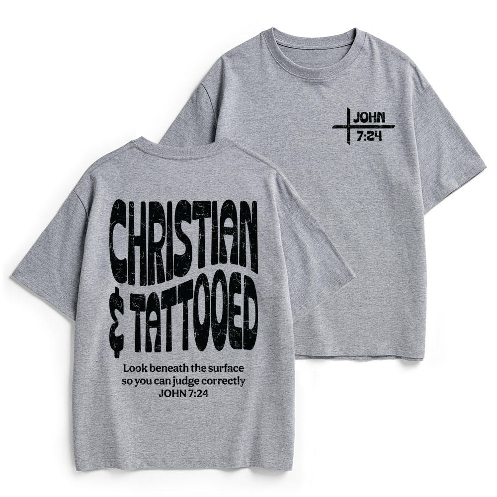 Christian & Tattooed Christian Heavy Cotton T-Shirt