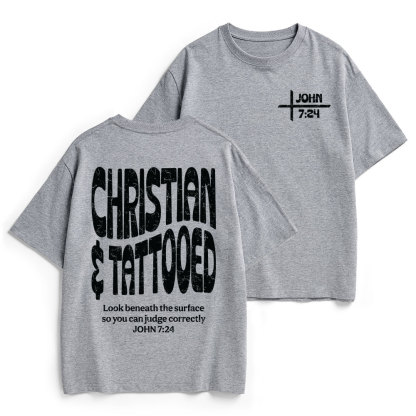 Christian & Tattooed Christian Heavy Cotton T-Shirt