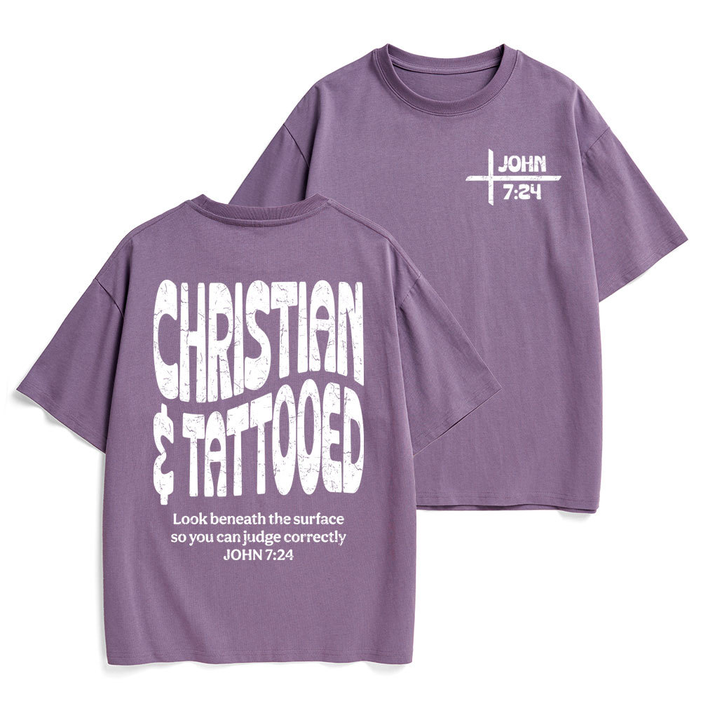 Christian & Tattooed Christian Heavy Cotton T-Shirt