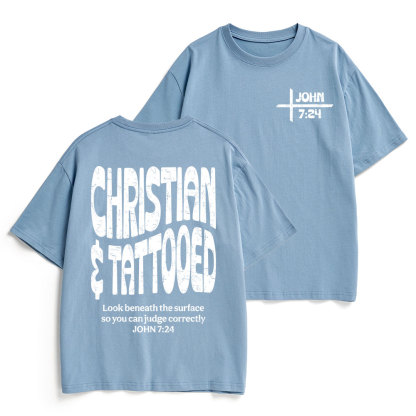 Christian & Tattooed Christian Heavy Cotton T-Shirt