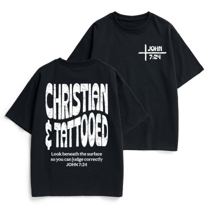 Christian & Tattooed Christian Heavy Cotton T-Shirt