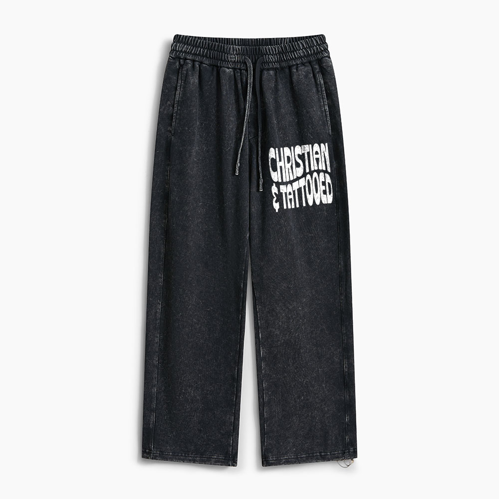 Christian & Tattooed  Christian Washed Sweatpants