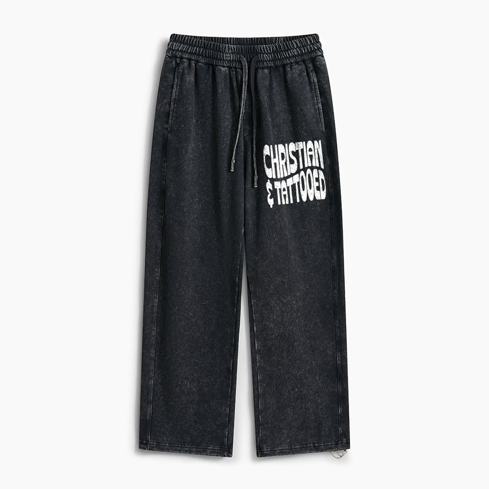 Christian & Tattooed  Christian Washed Sweatpants