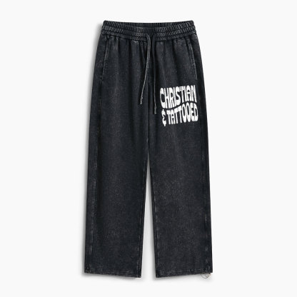 Christian & Tattooed  Christian Washed Sweatpants