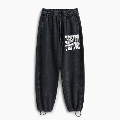 Christian & Tattooed  Christian Washed Sweatpants