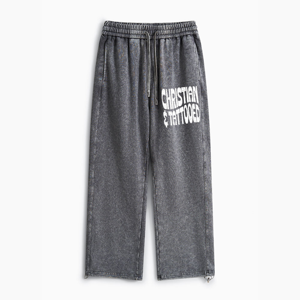 Christian & Tattooed  Christian Washed Sweatpants