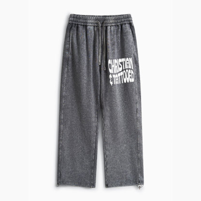 Christian & Tattooed  Christian Washed Sweatpants