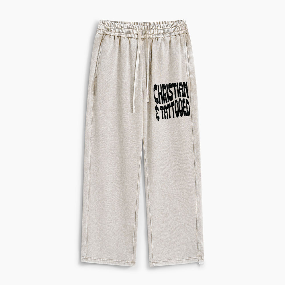 Christian & Tattooed  Christian Washed Sweatpants