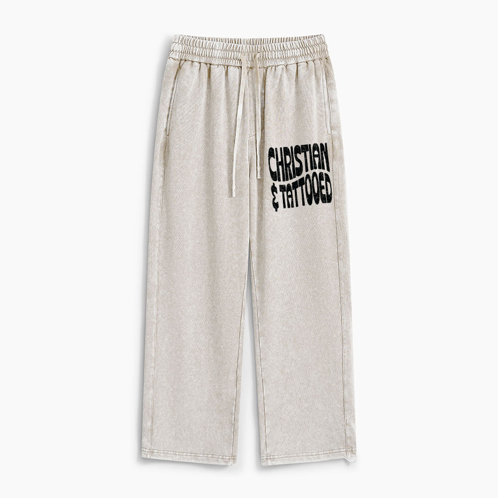 Christian & Tattooed  Christian Washed Sweatpants
