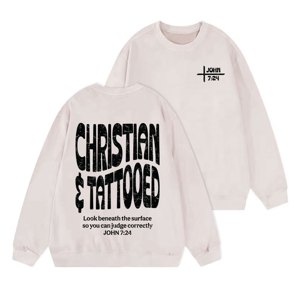 Christian & Tattooed Christian Washed Sweatshirt