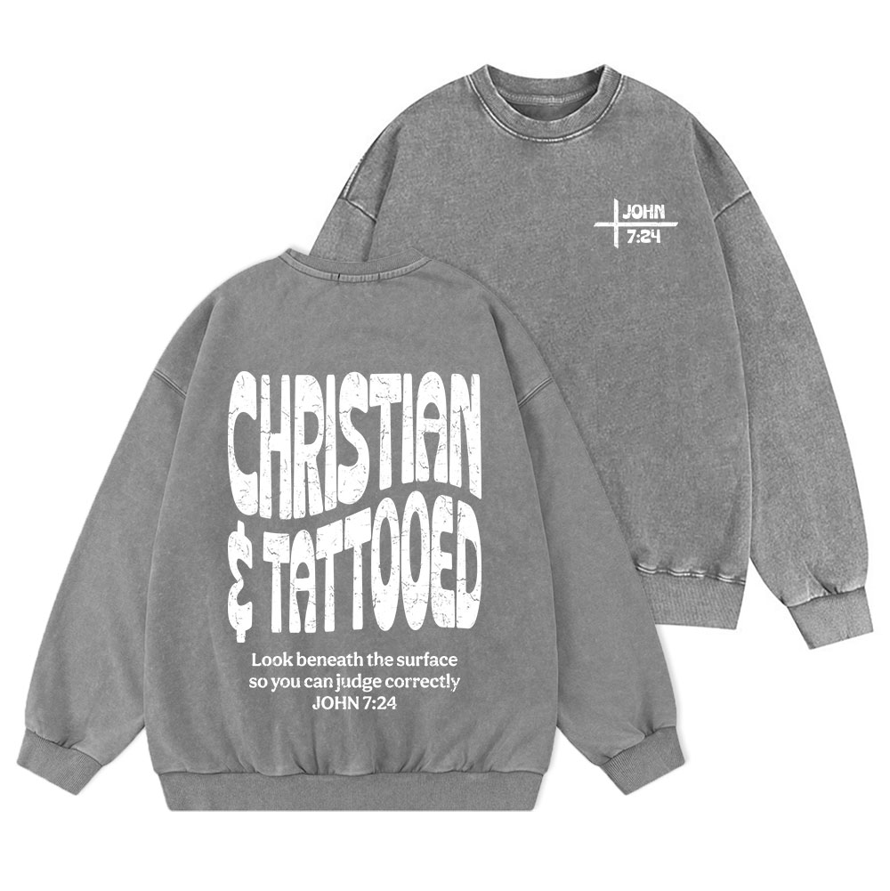 The Stone Was Rolled Away Christian Washed Sweatshirt Sale - GuidingCross