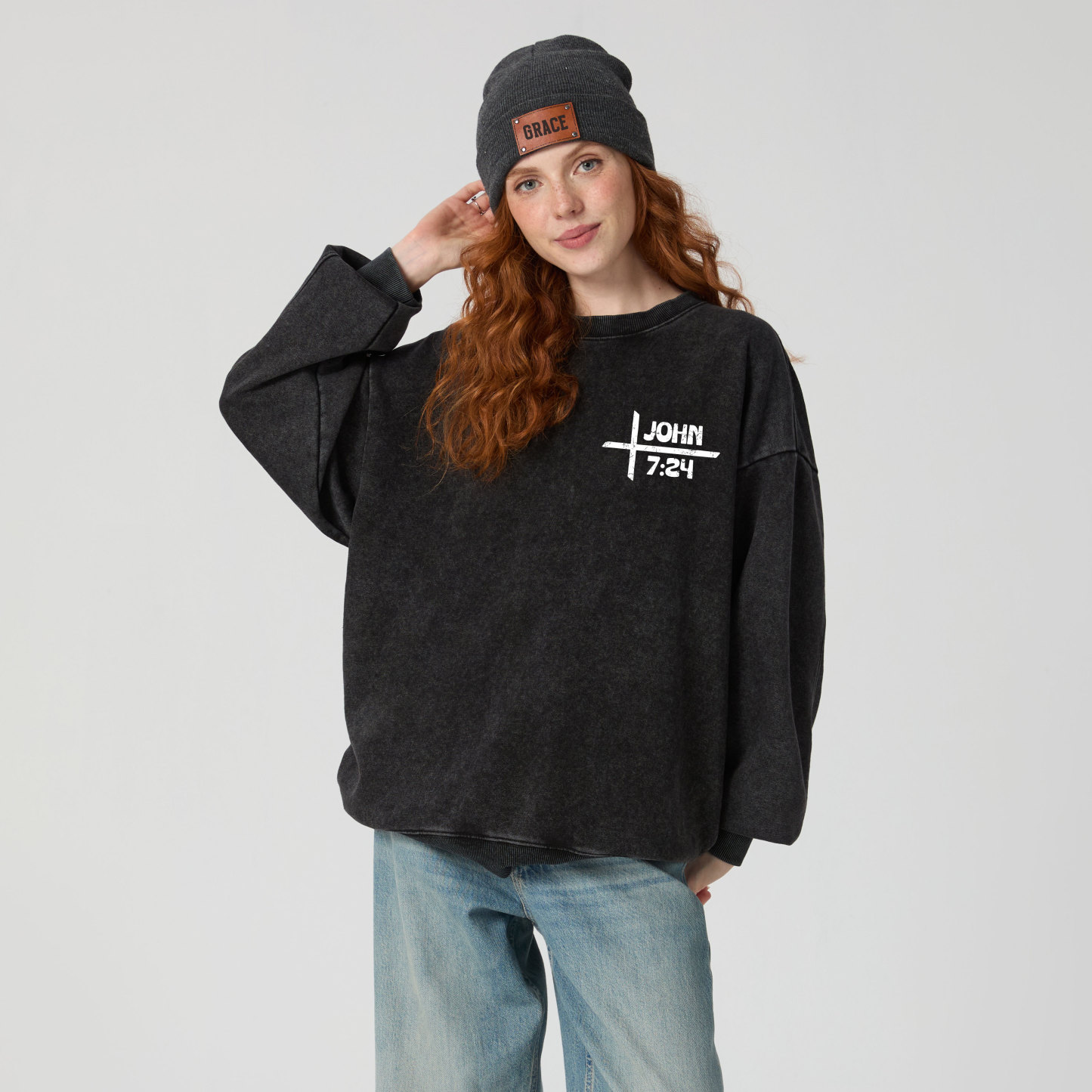 Christian & Tattooed Christian Washed Sweatshirt