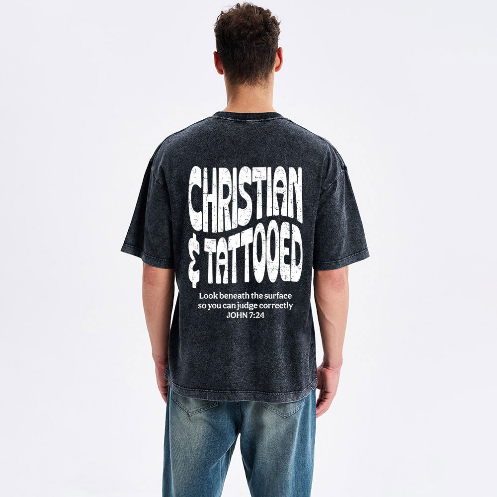 Christian & Tattooed Christian Washed T-Shirt