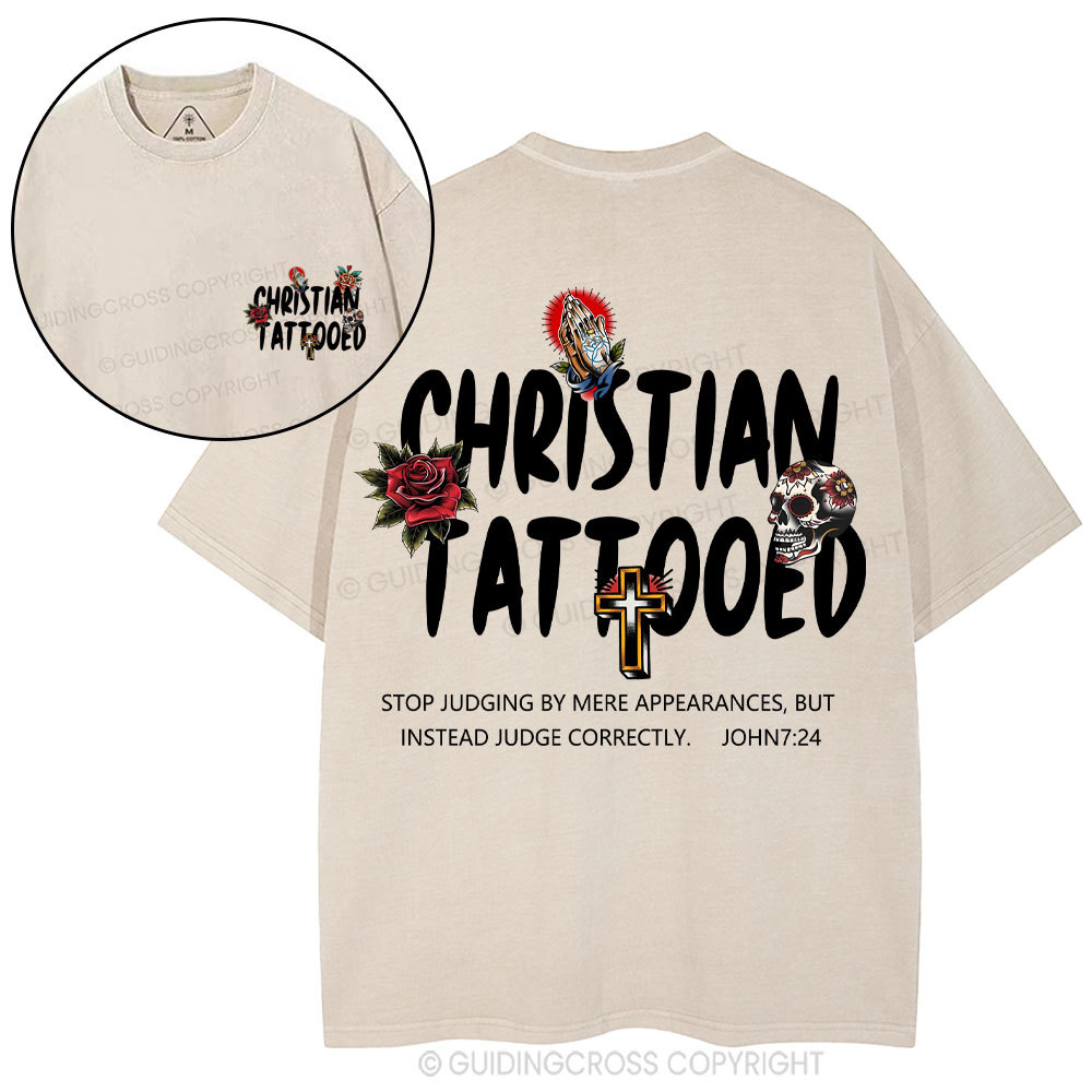 Christian & Tattooed Christian Washed T-Shirt
