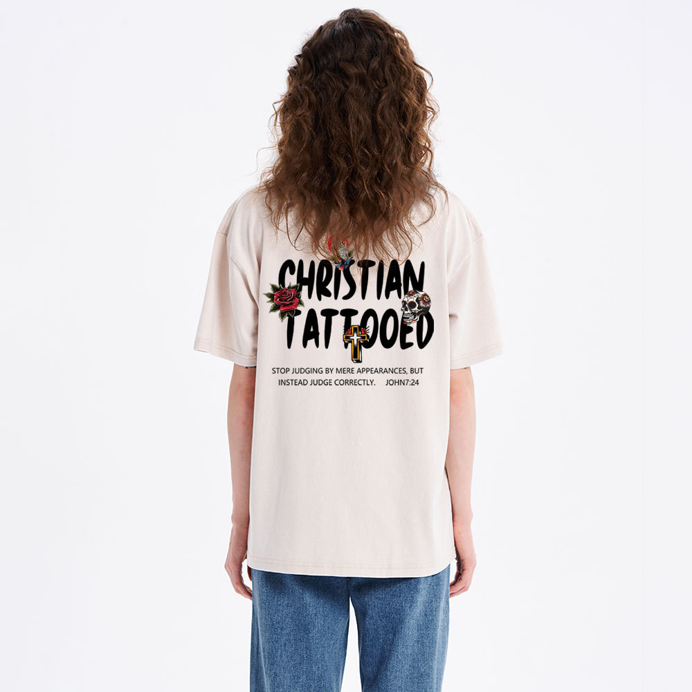 Christian & Tattooed Christian Washed T-Shirt