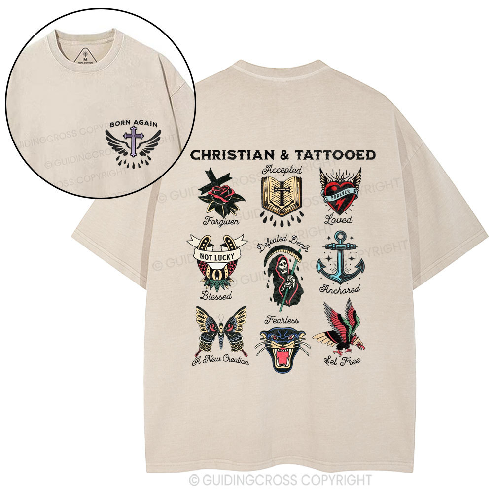 New-Sample Christian Washed T-Shirt Sale - GuidingCross