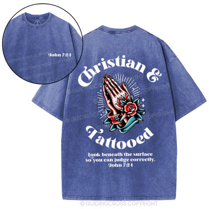 Christian & Tattooed Christian Washed T-Shirt