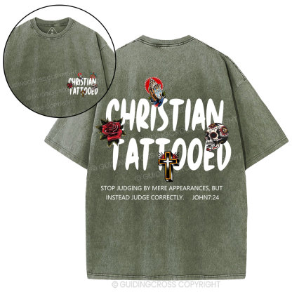Christian & Tattooed Christian Washed T-Shirt