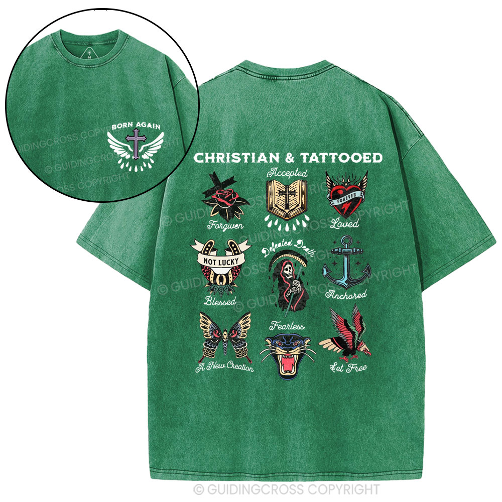 Christian&Tattooed Christian Washed T-Shirt