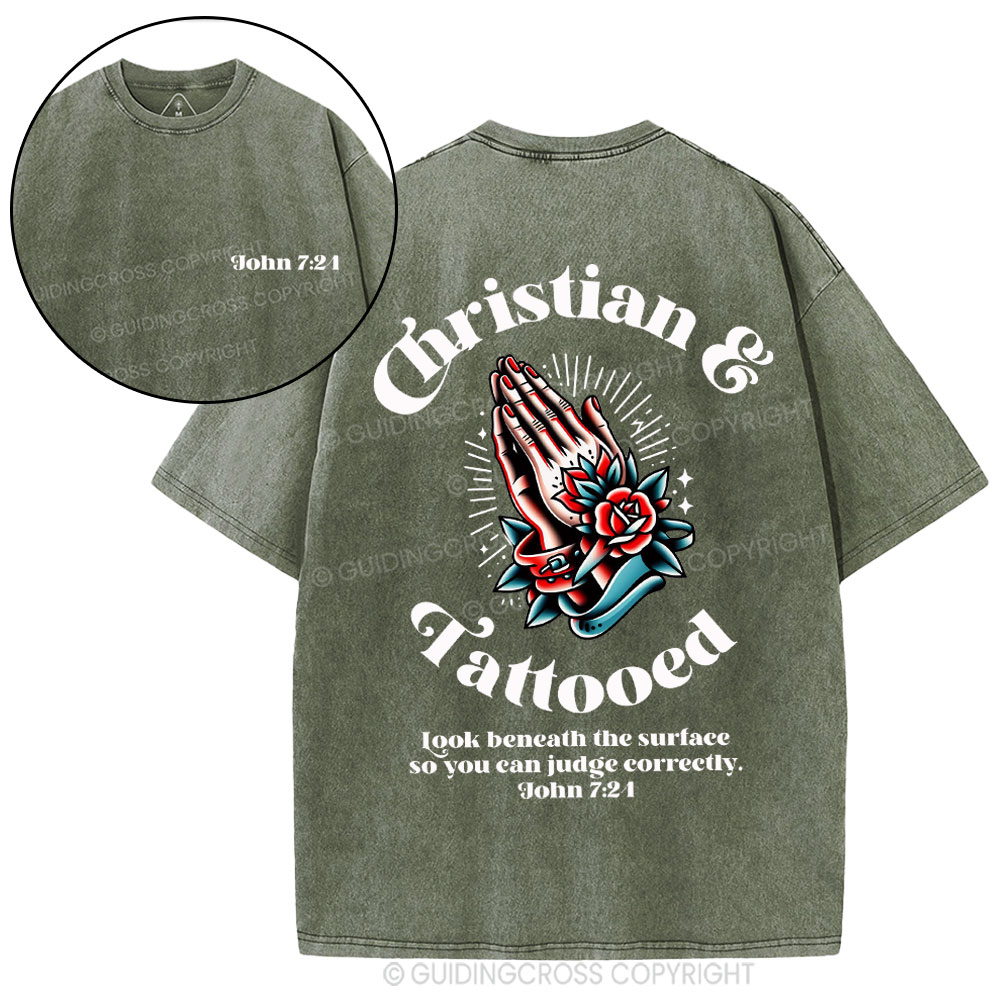 Christian & Tattooed Christian Washed T-Shirt