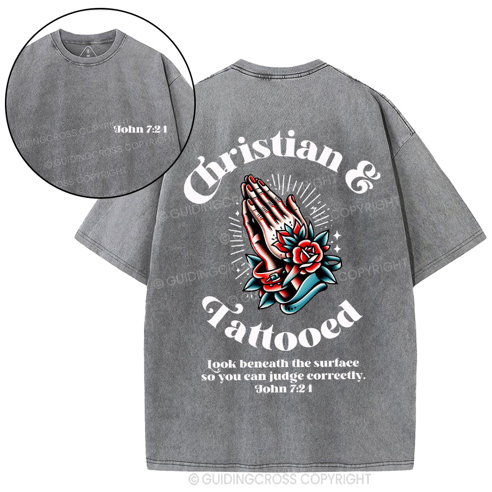 Christian & Tattooed Christian Washed T-Shirt