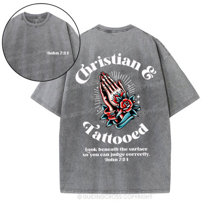 Christian & Tattooed Christian Washed T-Shirt