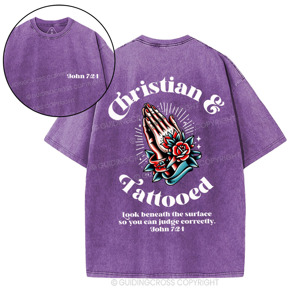 Christian & Tattooed Christian Washed T-Shirt