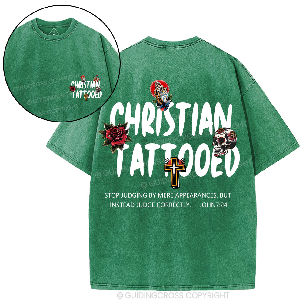 New-Sample Christian Washed T-Shirt Sale - GuidingCross