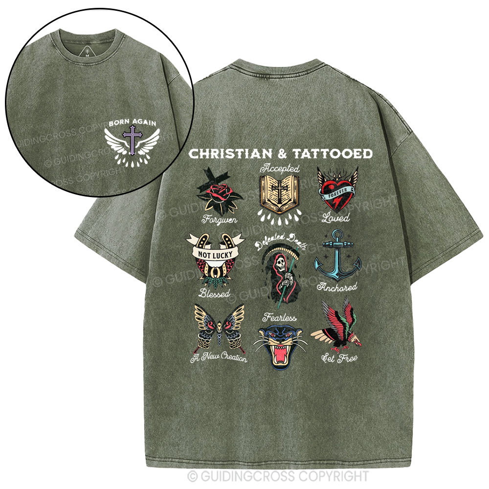 Christian&Tattooed Christian Washed T-Shirt
