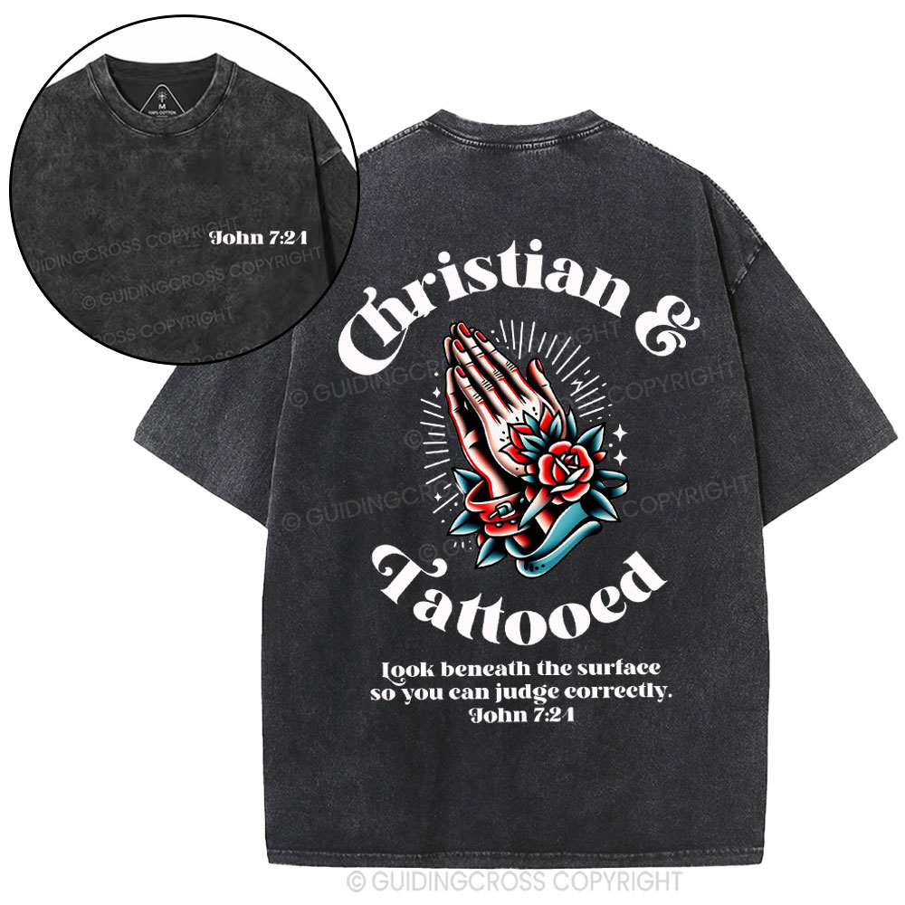 Christian & Tattooed Christian Washed T-Shirt
