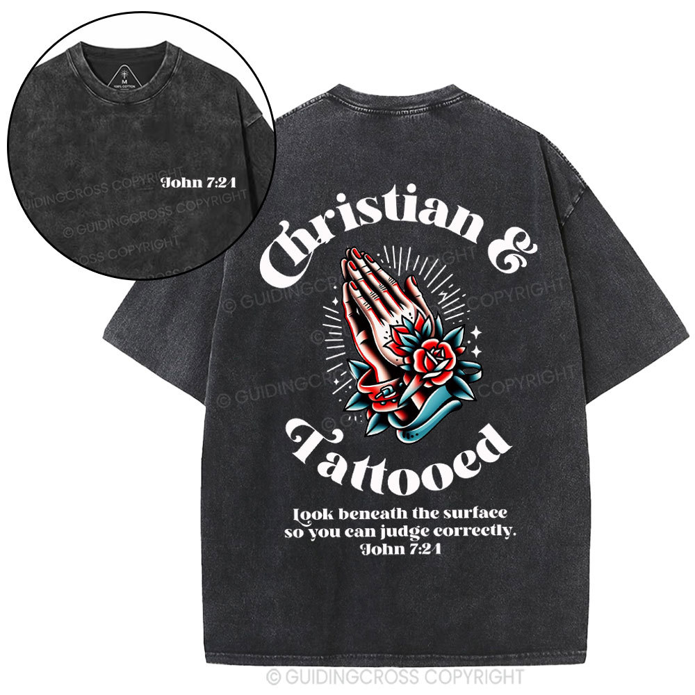 Christian & Tattooed Christian Washed T-Shirt