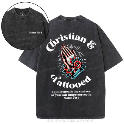 Christian & Tattooed Christian Washed T-Shirt