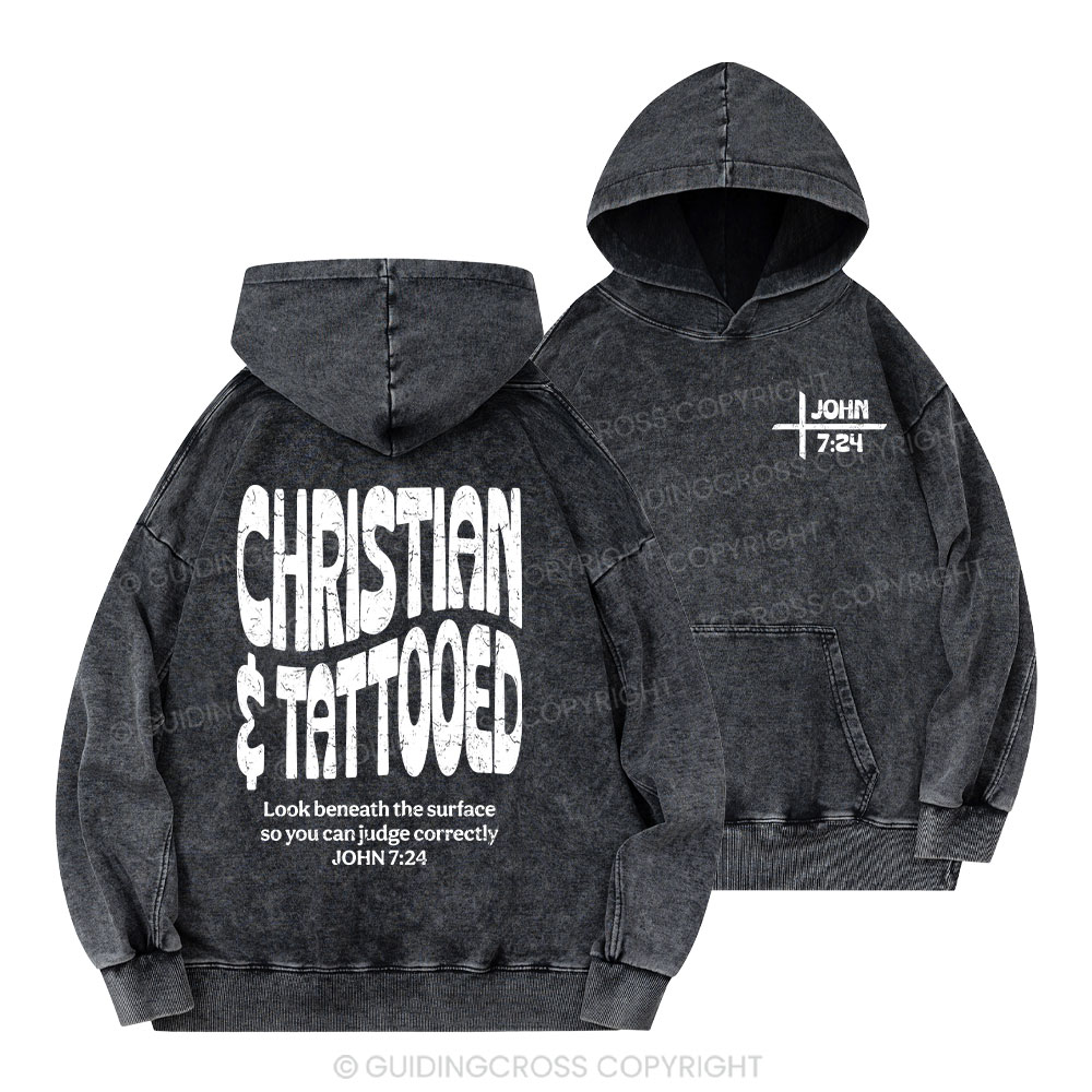 Sample Vintage Christian Washed Hoodie  Sale - GuidingCross