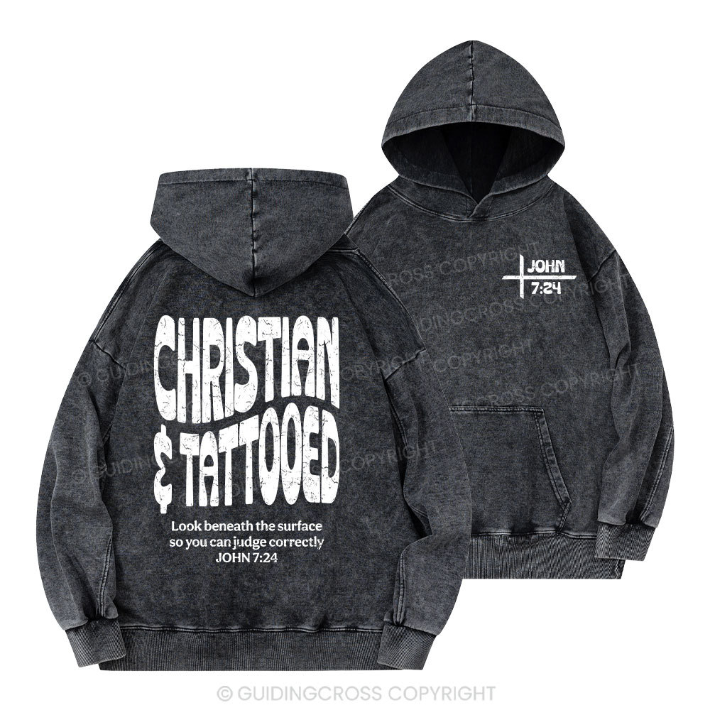 Sample Vintage Christian Washed Hoodie  Sale - GuidingCross