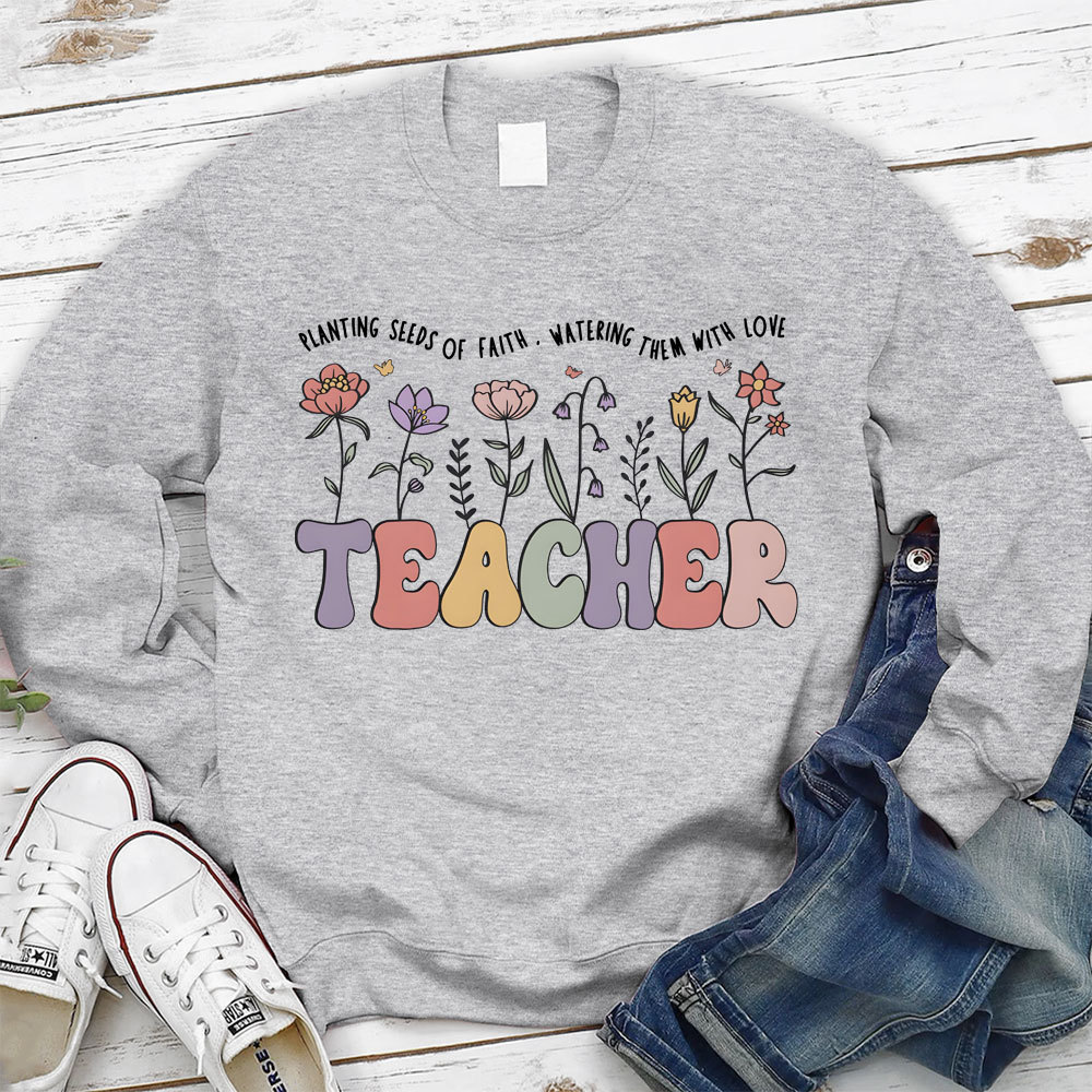 Christian Teacher Faith Christian Sweatshirt