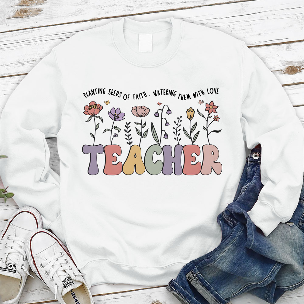 Christian Teacher Faith Christian Sweatshirt