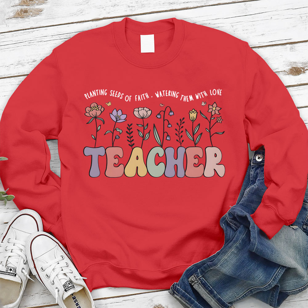 Christian Teacher Faith Christian Sweatshirt