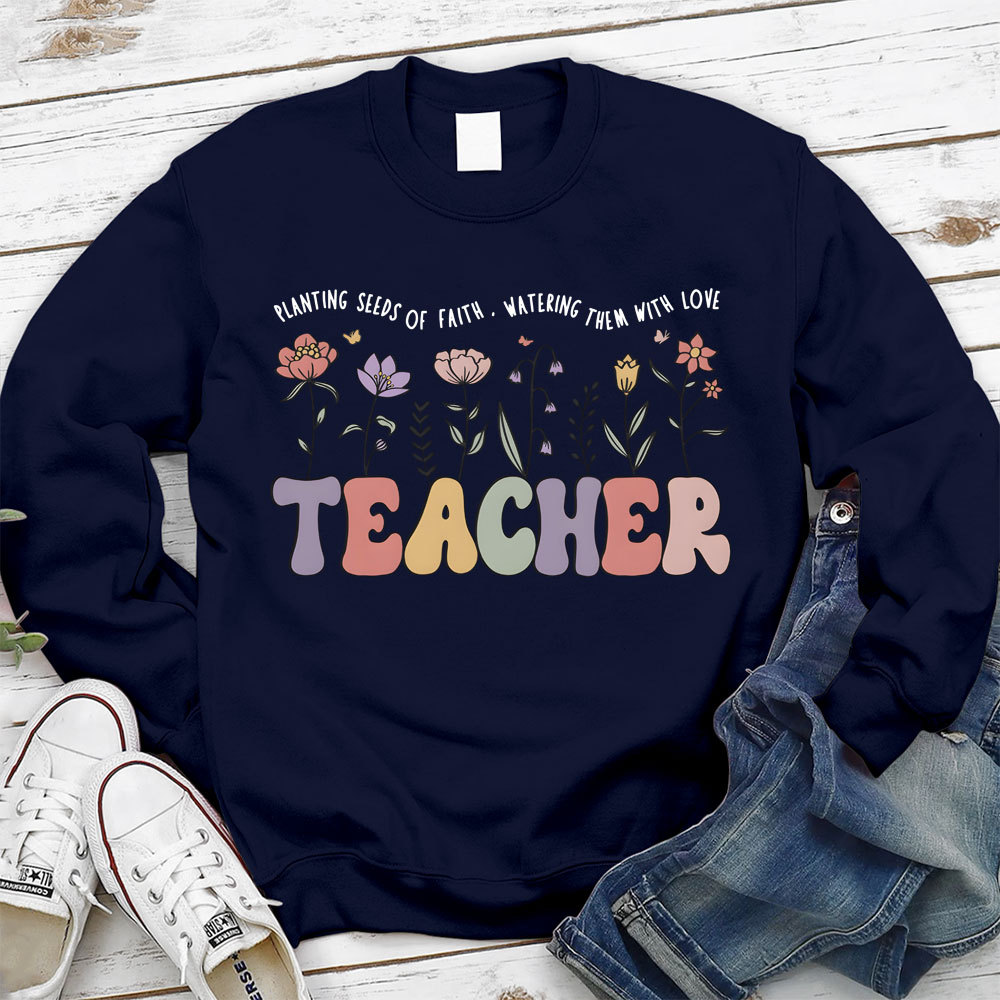 Christian Teacher Faith Christian Sweatshirt