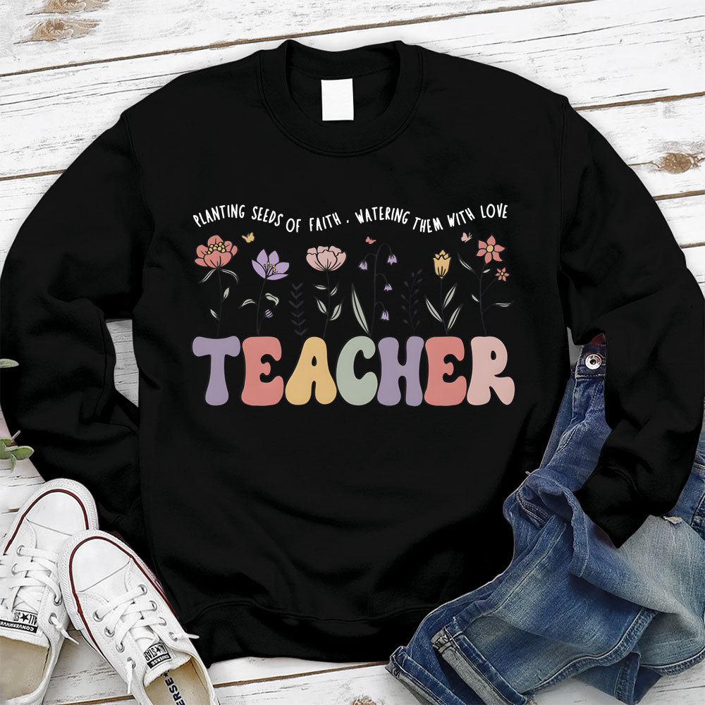 Christian Teacher Faith Christian Sweatshirt