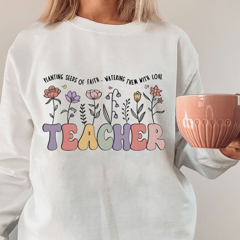 Christian Teacher Faith Christian Sweatshirt