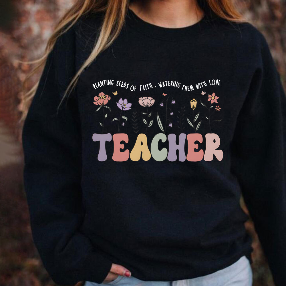 Christian Teacher Faith Christian Sweatshirt