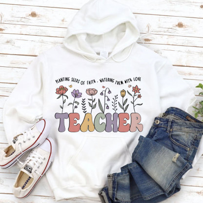 Christian Teacher Faith Hoodie