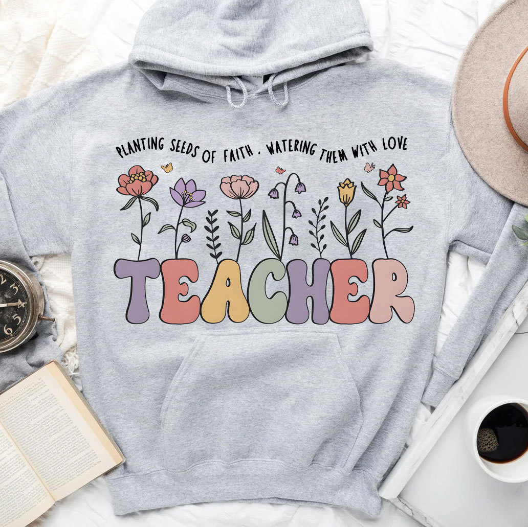 Christian Teacher Faith Hoodie