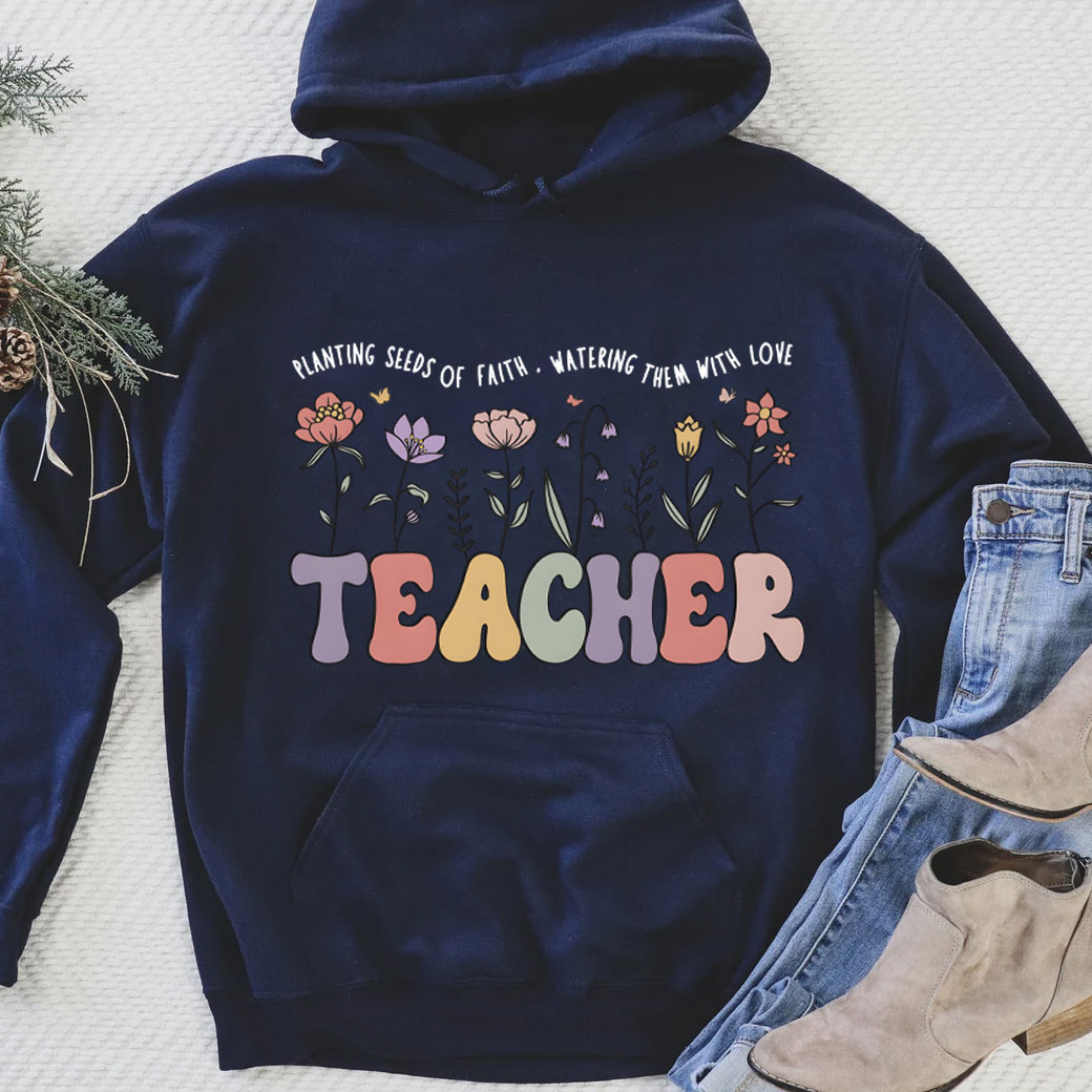 Christian Teacher Faith Hoodie