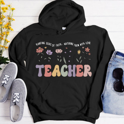 Christian Teacher Faith Hoodie