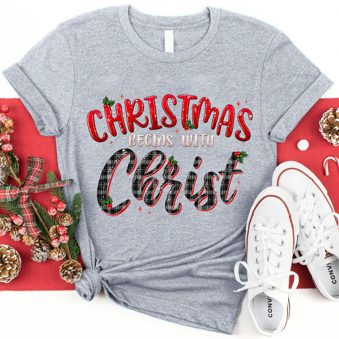 Christmas Begins With Christ T-Shirt