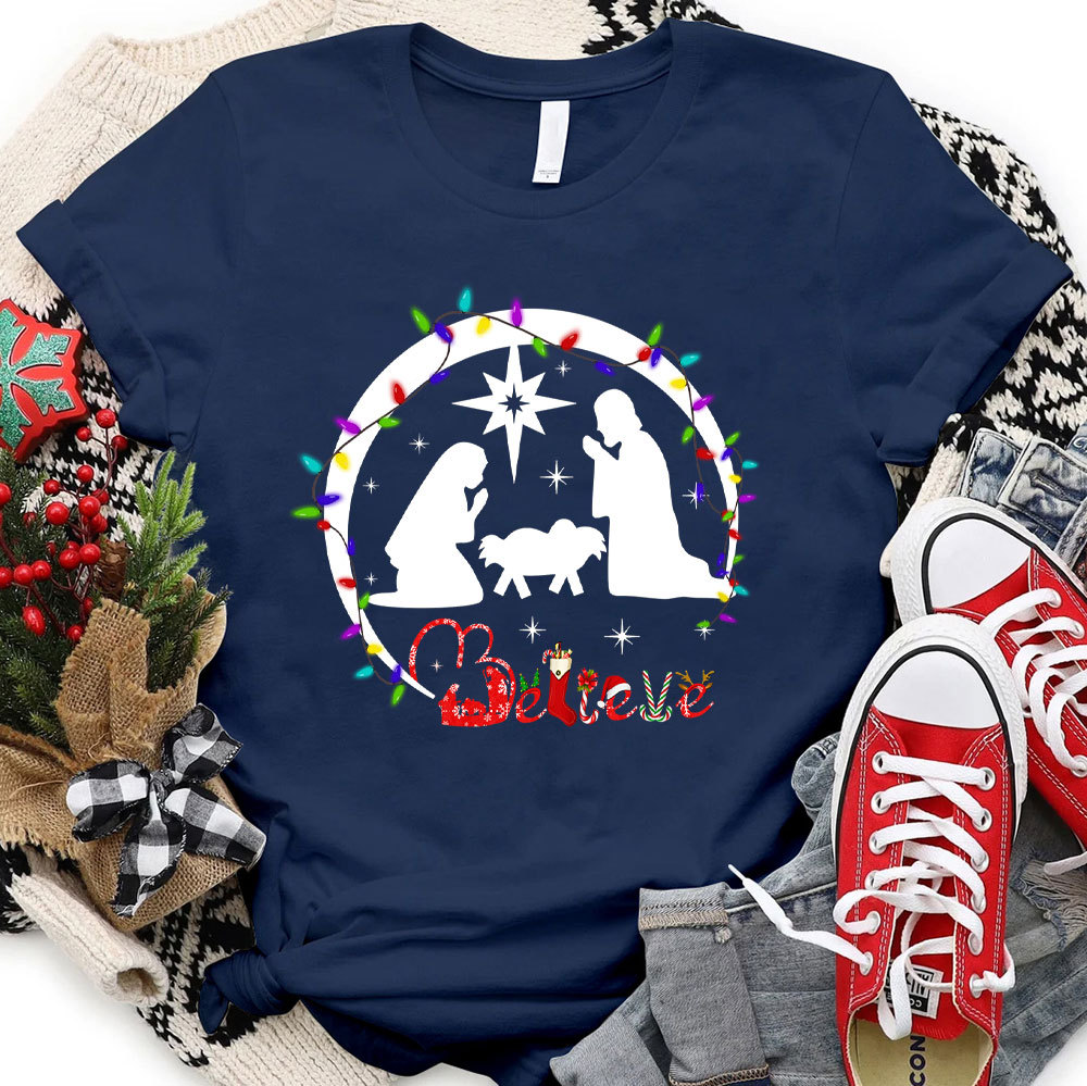 Christmas Belive Christian T-Shirt